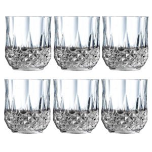 Home heavy unbreakable transparent glasses set 250ml (6pcs)