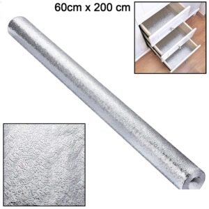Home kitchen aluminum foil wall paper (60*200 cm)
